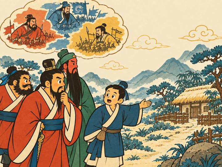 삼고초려 장면